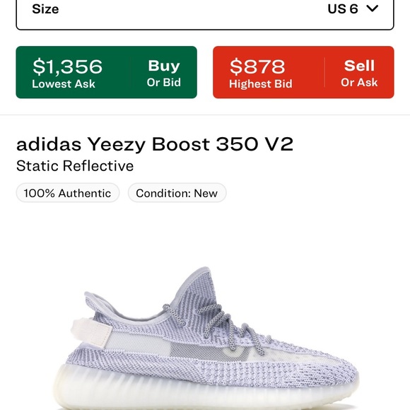❌SOLD❌Yeezy 350 V2 Static/Static/Static Reflective -RARE - Picture 7 of 10